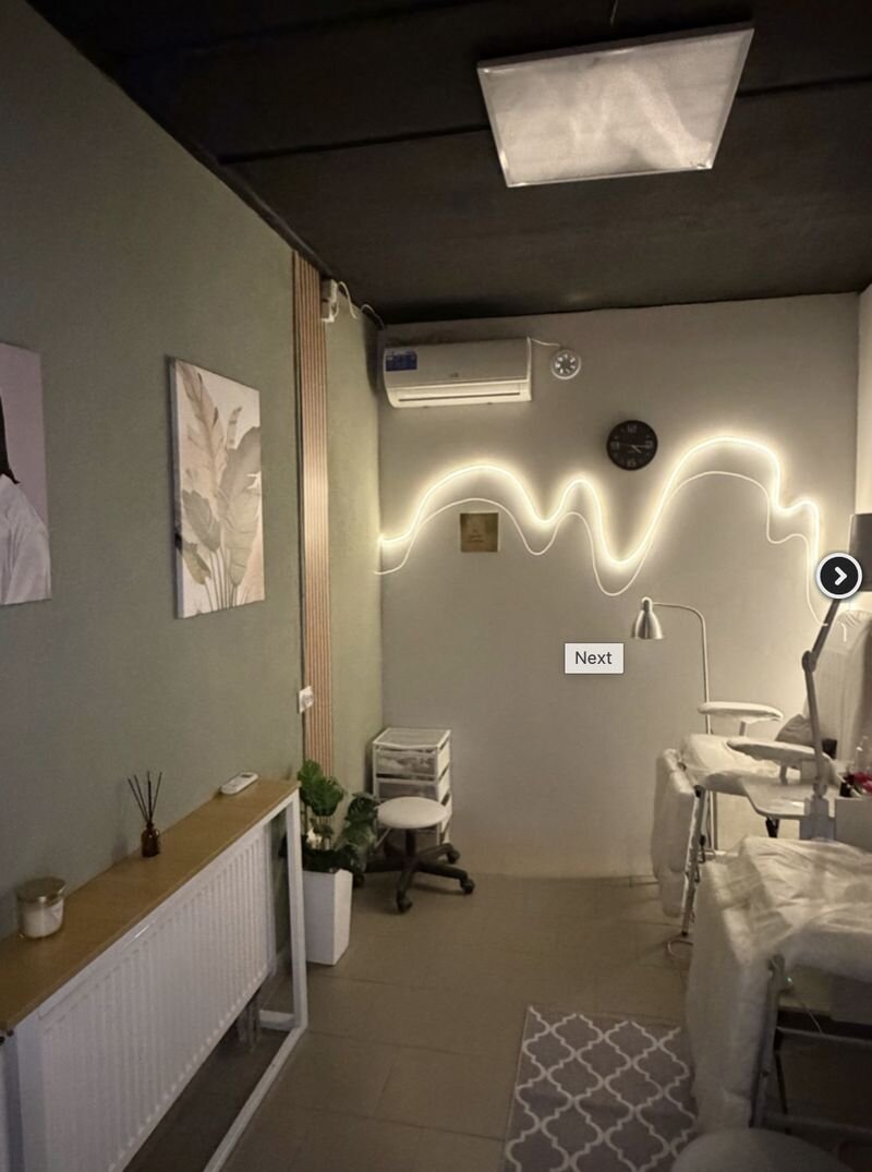 Тёмно-синий маникюр миндаль, Краснодар ФМР